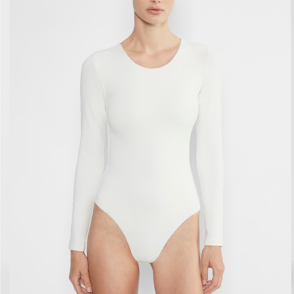 Aritzia Light Blue LS Bodysuit